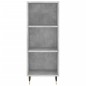vidaXL Aparador de madera de ingeniería gris hormigón 34,5x32,5x90 cm vidaXL Aparador de madera de ingeniería gris hormigón 34,5x32,5x90 cm