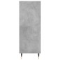 vidaXL Aparador de madera de ingeniería gris hormigón 34,5x32,5x90 cm vidaXL Aparador de madera de ingeniería gris hormigón 34,5x32,5x90 cm