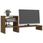 vidaXL Soporte para monitor madera maciza pino marrón miel 81x20x30 cm vidaXL Soporte para monitor madera maciza pino marrón miel 81x20x30 cm