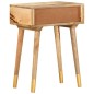 vidaXL Mesita de noche de madera maciza de mango 43x30x58 cm vidaXL Mesita de noche de madera maciza de mango 43x30x58 cm