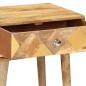 vidaXL Mesita de noche de madera maciza de mango 43x30x58 cm vidaXL Mesita de noche de madera maciza de mango 43x30x58 cm