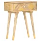 vidaXL Mesita de noche de madera maciza de mango 43x30x58 cm vidaXL Mesita de noche de madera maciza de mango 43x30x58 cm