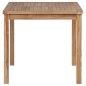 vidaXL Conjunto de comedor de jardín 3 piezas madera maciza de teca vidaXL Conjunto de comedor de jardín 3 piezas madera maciza de teca