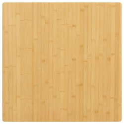 vidaXL Tablero de mesa de bambú 90x90x2,5 cm