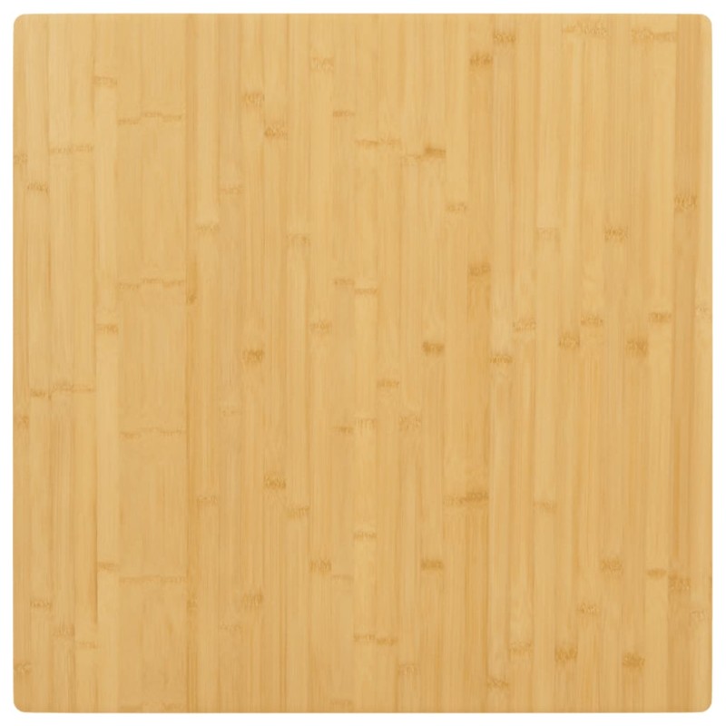 vidaXL Tablero de mesa de bambú 90x90x2,5 cm vidaXL Tablero de mesa de bambú 90x90x2,5 cm
