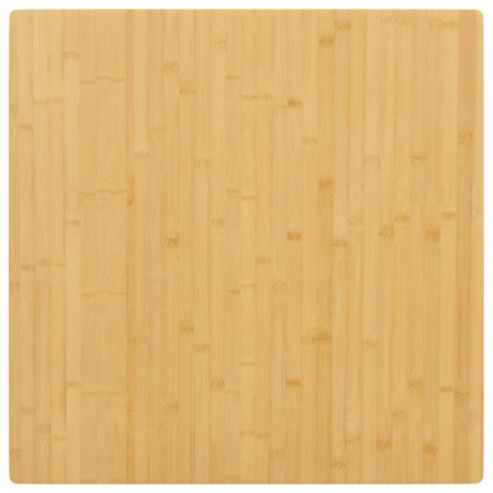 vidaXL Tablero de mesa de bambú 90x90x2,5 cm