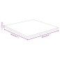 vidaXL Tablero de mesa de bambú 90x90x2,5 cm vidaXL Tablero de mesa de bambú 90x90x2,5 cm