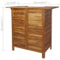 vidaXL Set mesa de bar y sillas 3 piezas de madera de acacia maciza