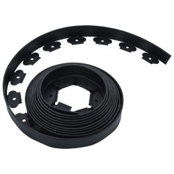 vidaXL Borde de césped flexible con 30 estacas 10 m 5 cm