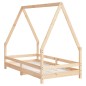 vidaXL Estructura de cama para niños madera maciza de pino 80x160 cm vidaXL Estructura de cama para niños madera maciza de pino 80x160 cm