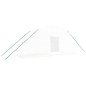 vidaXL Invernadero con estructura de acero blanco 12 m² 6x2x2,85 m vidaXL Invernadero con estructura de acero blanco 12 m² 6x2x2,85 m