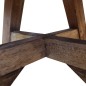 vidaXL Mesa de centro de madera maciza reciclada 60x45 cm blanco 