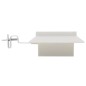 vidaXL Lámparas solares de exterior LED cuadradas 6 uds 12 cm blanco