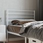 vidaXL Cabecero de metal blanco 100 cm