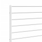 vidaXL Cabecero de metal blanco 100 cm