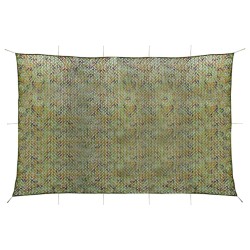 vidaXL Red de camuflaje con bolsa de almacenamiento verde 5x8 m