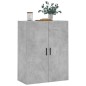 vidaXL Armario de pared gris hormigón 69,5x34x90 cm vidaXL Armario de pared gris hormigón 69,5x34x90 cm