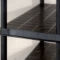 vidaXL Estantería almacenaje 5 niveles plástico negro 274,5x45,7x185cm vidaXL Estantería almacenaje 5 niveles plástico negro 274,5x45,7x185cm