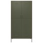 vidaXL Armario de acero verde oliva 90x50x180 cm vidaXL Armario de acero verde oliva 90x50x180 cm