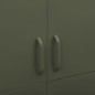 vidaXL Armario de acero verde oliva 90x50x180 cm vidaXL Armario de acero verde oliva 90x50x180 cm