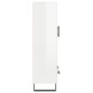 vidaXL Aparador alto madera de ingeniería blanco brillo 69,5x31x115 cm vidaXL Aparador alto madera de ingeniería blanco brillo 69,5x31x115 cm