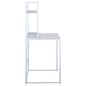 vidaXL Escritorio de ordenador madera ingeniería blanco 110x60x138 cm vidaXL Escritorio de ordenador madera ingeniería blanco 110x60x138 cm