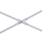 vidaXL Escritorio de ordenador madera ingeniería blanco 110x60x138 cm vidaXL Escritorio de ordenador madera ingeniería blanco 110x60x138 cm
