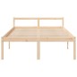 vidaXL Cama para personas mayores madera maciza de pino 140x190 cm vidaXL Cama para personas mayores madera maciza de pino 140x190 cm
