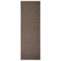 vidaXL Alfombra de sisal natural negro 66x200 cm vidaXL Alfombra de sisal natural negro 66x200 cm