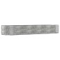 vidaXL Jardinera arriate acero recubrimiento polvo plata 447x140x68 cm vidaXL Jardinera arriate acero recubrimiento polvo plata 447x140x68 cm