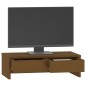 vidaXL Soporte de monitor madera maciza pino marrón miel 50x27x15 cm vidaXL Soporte de monitor madera maciza pino marrón miel 50x27x15 cm