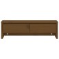 vidaXL Soporte de monitor madera maciza pino marrón miel 50x27x15 cm vidaXL Soporte de monitor madera maciza pino marrón miel 50x27x15 cm
