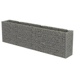 vidaXL Arriate de gaviones de acero 360x50x100 cm