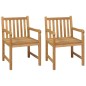 vidaXL Conjunto de comedor de jardín 3 piezas madera maciza de teca vidaXL Conjunto de comedor de jardín 3 piezas madera maciza de teca