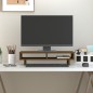 vidaXL Soporte para monitor madera maciza pino marrón miel 60x27x14 cm vidaXL Soporte para monitor madera maciza pino marrón miel 60x27x14 cm
