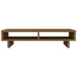 vidaXL Soporte para monitor madera maciza pino marrón miel 60x27x14 cm vidaXL Soporte para monitor madera maciza pino marrón miel 60x27x14 cm