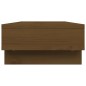 vidaXL Soporte para monitor madera maciza pino marrón miel 60x27x14 cm vidaXL Soporte para monitor madera maciza pino marrón miel 60x27x14 cm