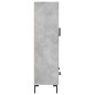 vidaXL Aparador alto madera de ingeniería gris hormigón 69,5x31x115 cm vidaXL Aparador alto madera de ingeniería gris hormigón 69,5x31x115 cm