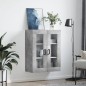 vidaXL Armario de pared gris hormigón 69,5x34x90 cm vidaXL Armario de pared gris hormigón 69,5x34x90 cm