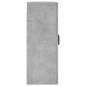 vidaXL Armario de pared gris hormigón 69,5x34x90 cm vidaXL Armario de pared gris hormigón 69,5x34x90 cm