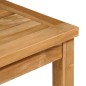 vidaXL Conjunto de comedor de jardín 3 piezas madera maciza de teca vidaXL Conjunto de comedor de jardín 3 piezas madera maciza de teca