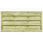 vidaXL Puertas valla 2 uds madera pino impregnada 150x75 cm verde vidaXL Puertas valla 2 uds madera pino impregnada 150x75 cm verde