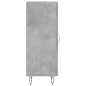 vidaXL Aparador de madera contrachapada gris hormigón 34,5x34x90 cm vidaXL Aparador de madera contrachapada gris hormigón 34,5x34x90 cm