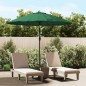 vidaXL Sombrilla de jardín con palo de aluminio verde 270 cm