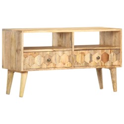 vidaXL Mueble para TV madera maciza de mango 90x30x50 cm