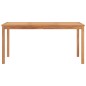 vidaXL Conjunto de comedor de jardín 5 piezas madera maciza de teca vidaXL Conjunto de comedor de jardín 5 piezas madera maciza de teca