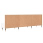 vidaXL Mueble de TV madera de ingeniería blanco brillante 150x30x50 cm