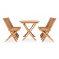 vidaXL Set de comedor de jardín plegable 7 pzas madera maciza de teca vidaXL Set de comedor de jardín plegable 7 pzas madera maciza de teca