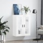 vidaXL Armario de pared blanco brillante 69,5x34x90 cm vidaXL Armario de pared blanco brillante 69,5x34x90 cm