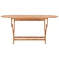 vidaXL Set de comedor de jardín plegable 7 pzas madera maciza de teca vidaXL Set de comedor de jardín plegable 7 pzas madera maciza de teca